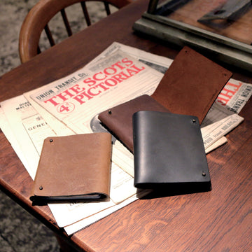 Leather Clip Card Case L